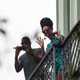 Jay Z and Beyoncé look out from a balcony of the Saratoga Hotel in Havana on April 5, 2013.
STR/AFP/Getty Images